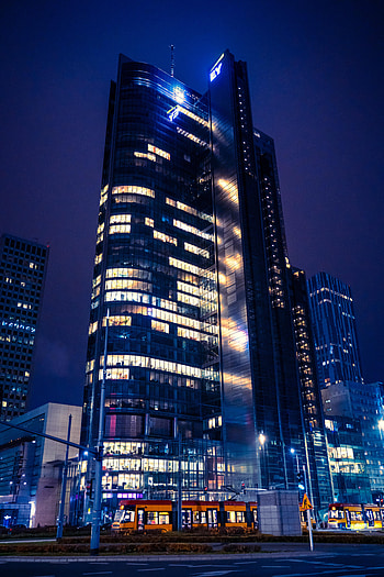 Cities, Night, Architecture, City, Building, Dark, Tower HD phone wallpaper