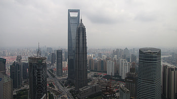 Shanghai World Financial Center, Iconic skyscraper, Shanghai's wonder, Architectural marvel HD wallpaper