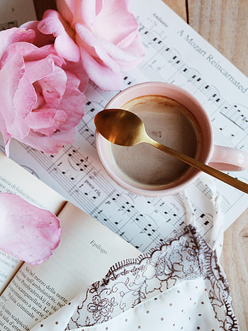 Music, Food, Coffee, Cup, Drink, Beverage, Notes, Spoon HD phone wallpaper