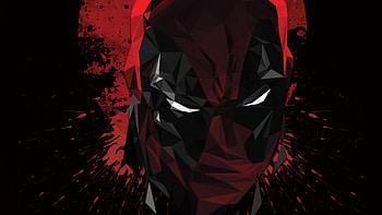 Deadpool Low Poly Artwork , deadpool, artwork, artist, digital-art, behance, superheroes HD wallpaper