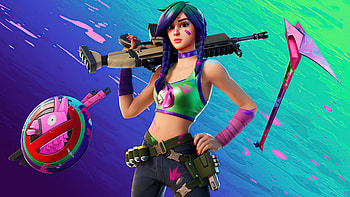Splatterella Fortnite , fortnite, games HD wallpaper