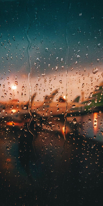 Rainy sunset, Top HD phone wallpaper