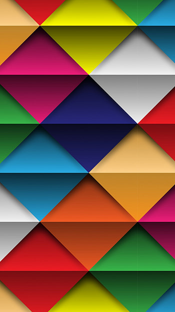 Triangle shapes, Abstract and colorful, Graphic vibrancy, Contemporary style HD phone wallpaper