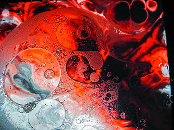 Abstract, Water, Bubbles, Foam HD wallpaper