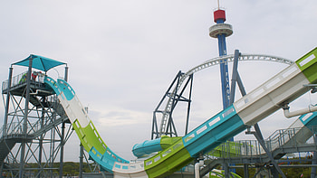 Six Flags Hurricane Harbor Chicago, Waterpark HD wallpaper