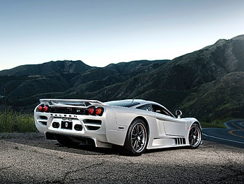 Cars, Back View, Rear View, Silver, Silvery, Saleen, S7 HD wallpaper