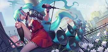 Anime Vocaloid Hatsune Miku Rt, vocaloid, anime, anime-girl, artist, artwork, digital-art HD wallpaper