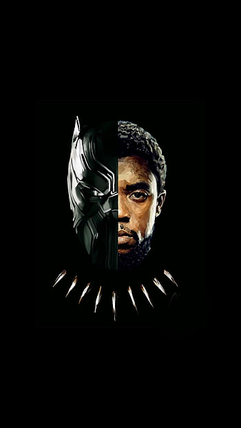 Superhero , Futuristic black panther, Cinematic masterpiece, Marvel's hero HD phone wallpaper