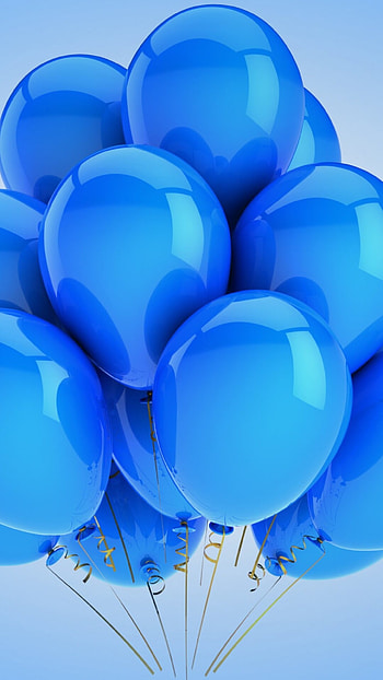 Blue balloons , for 6 Plus HD phone wallpaper
