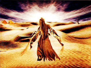 Fantasy women, abstract, fantasy, women, girl, sun HD wallpaper