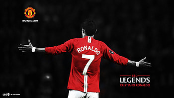 cristiano ronaldo red legends manchester united HD wallpaper