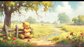 Winnie the Pooh - Serene Storybook Scenery, TV Show, Winnie the Pooh HD wallpaper