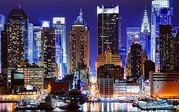 Landscape, Cities, Night HD wallpaper
