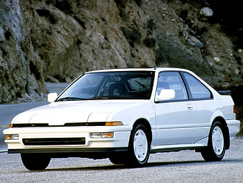 Auto, Mountains, Acura, Cars, Front View, Akura, 1988, Integra HD wallpaper