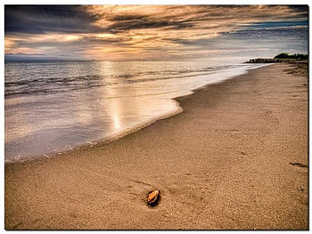 The Stone, sea, stone, sand HD wallpaper