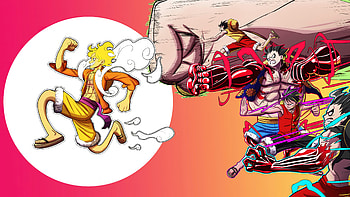 Gear 5 & Gear Fourth Luffy – One Piece Anime, Gear 5 (One Piece), Gear Fourth, Monkey D. Luffy, Anime, One Piece HD wallpaper