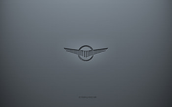 Rezvani logo, gray creative background, Rezvani emblem, gray paper texture, Rezvani, gray background, Rezvani 3d logo HD wallpaper