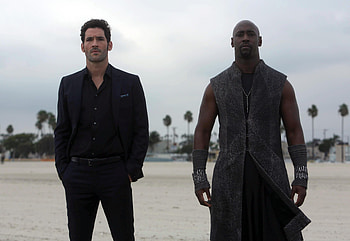 Lucifer Morningstar, Tv Show, Lucifer, Amenadiel (Lucifer), D B Woodside, Tom Ellis HD wallpaper