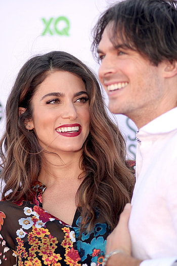 Ian Somerhalder, Nikki Reed, First appearance as parents, Celebratory moment HD phone wallpaper