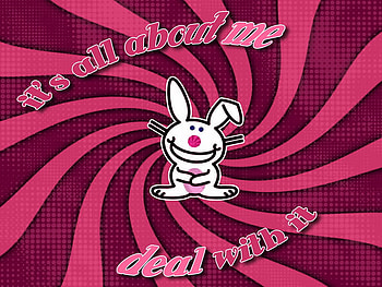 happy bunny, bunny, happy, funny, joy HD wallpaper