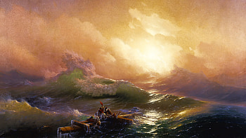 The Ninth Wave, Ivan Aivazovsky, R HD wallpaper