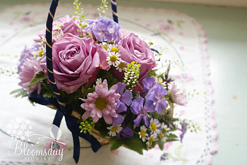 Basket of beautiful flowers, pastel, bouquet, roses, soft, home-style, beauty, basket, still life, flowers HD wallpaper