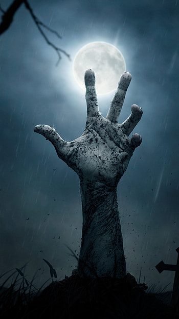 Halloween hand HD phone wallpaper