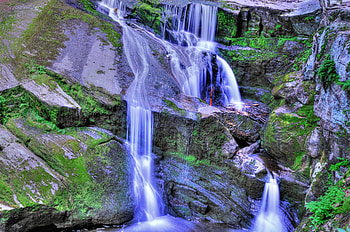 Landscape, Nature, Rocks, Waterfall HD wallpaper