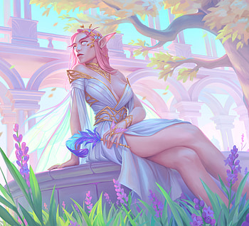 Elf Queen, Women, girl, Queen, Fantasy HD wallpaper