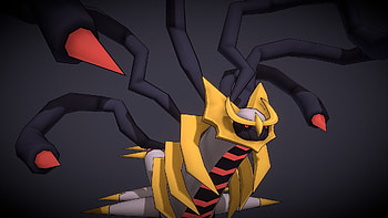 Gaming, Giratina, 3D model, Pokmon HD wallpaper