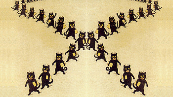 Marching Cats, Louis Wain, Cat, Cats, marching HD wallpaper