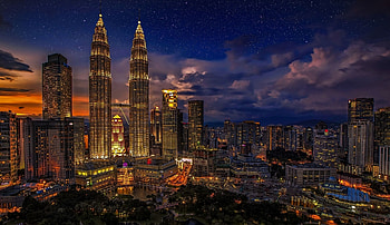 Petronas Twin Towers, Twin tower , Christopher Cunningham, Towering magnificence HD wallpaper