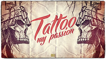 Words, Inscription, Tattoo, Style, Skull HD wallpaper