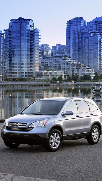 Honda Cr V, Silver Car, siver car HD phone wallpaper