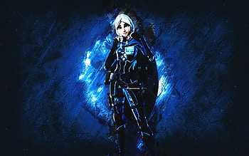 Fortnite Blue Rune Torin Skin, Fortnite, main characters, blue stone background, Blue Rune Torin, Fortnite skins, Blue Rune Torin Skin, Blue Rune Torin Fortnite, Fortnite characters HD wallpaper