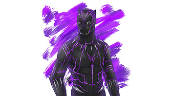 Black Panther Fan Made Artwork, black-panther, movies, 2018-movies, artwork, artist, superheroes HD wallpaper