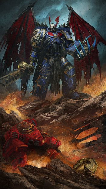 Nocturnal Hunt - Night Lord Warhammer 40 000 fan art, video game, Warhammer 40k, armor HD phone wallpaper
