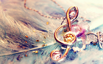 :), golden, jewel, pink, feather HD wallpaper