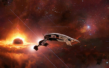 Normandy, Mass Effect 2 HD wallpaper
