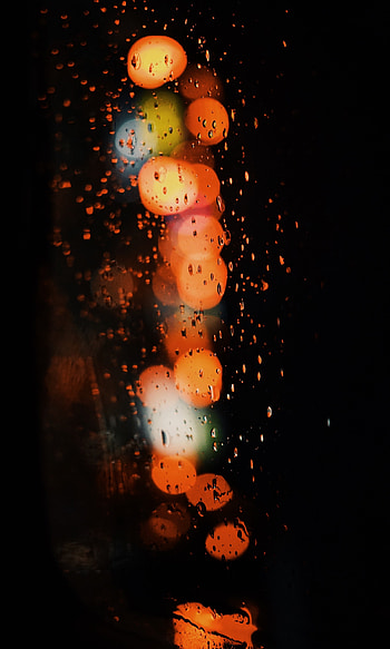 Glare, yellow circles, bokeh, lights HD phone wallpaper