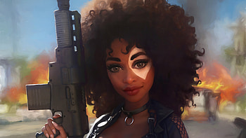 Domino From Deadpool , domino, deadpool-2, movies, artstation, artist, artwork, digital-art HD wallpaper