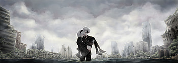 YoRHa No 2 Type B And Type S Nier Automata, nier-automata, 2018-games, games, anime, artist, artwork, digital-art HD wallpaper