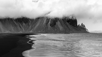 Waves Monochrome , waves, nature, black-and-white, monochrome HD wallpaper