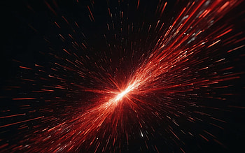 Red Star Explosion, red, star, explosion, space, light HD wallpaper