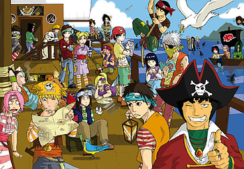 naruto pirate, naruto, khai, kk HD wallpaper