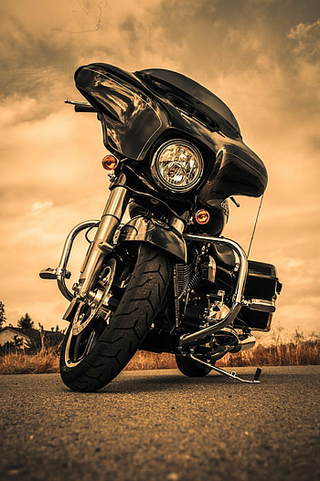 Vintage-style Street Glide, Motorcycle graphy, Timeless appeal, Biker's dream HD phone wallpaper