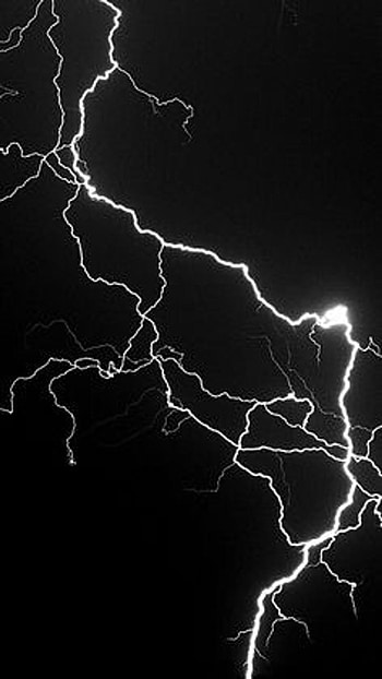 Black Aesthetic, Thunder Background HD phone wallpaper