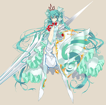 Beautiful Knight Miku, miku, beautiful, vocaloid, hatsune HD wallpaper