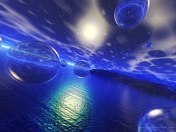blue sea, blue, sea HD wallpaper