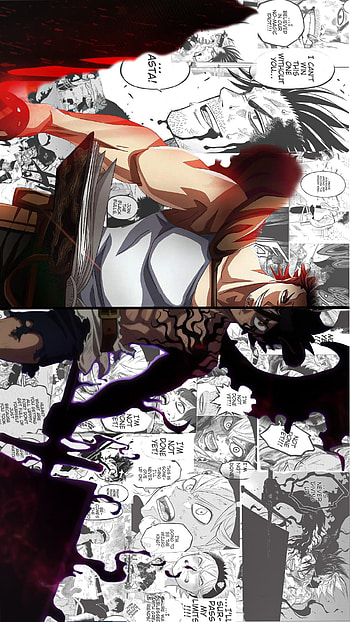 Yami and Asta, Anime, MangaPanel, BlackClover, BlackBulls, Manga HD phone wallpaper